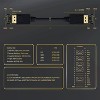 SANOXY 6ft Gold Plated Premium DisplayPort to DisplayPort Male to Male Cable with Latches 28AWG - 4 of 4