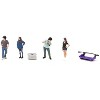 "RWB 1" 6 Piece Diecast Figure Set "RAUH-Welt Begriff" for 1/64 scale models by Tarmac Works & American Diorama - 2 of 3