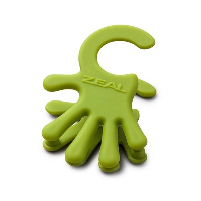 Zeal Clip to Pan Silicone Handy Spoon Rest Green