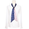 INSPIRE CHIC Women's Striped Printed Skinny Long Satin Silky Neck Scarves 1Pc - 2 of 4