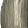 9.5x5.5x12" Aluminum Layered Chisel Oval Vase - 4 of 4