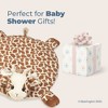 Bearington Baby Patches The Giraffe Tummy Time Mat, 30x30in Baby Playmat, Soft Plush Animal Blanket, Safari Baby Decor - 4 of 4