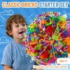Strictly Briks Toy Building Block Starter Kit For Kids, Clear Colors, 1008 Pieces, 100% Compatible with All Major Brick Brands - 2 of 4
