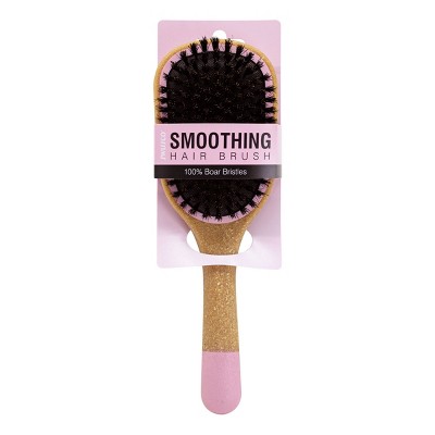 Swissco Wooden Handle Rectangle Paddle Boar Bristles Hair Brush