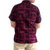 LA LEELA Men's Hawaiian Shirt Camp Beach Shirts Casual Short Sleeve Button Down Untuckit Shirts for Men - 2 of 2