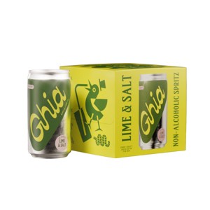 Ghia Non-Alcoholic Le Spritz Lime & Salt - 4pk/8.4 fl oz Cans - 1 of 3
