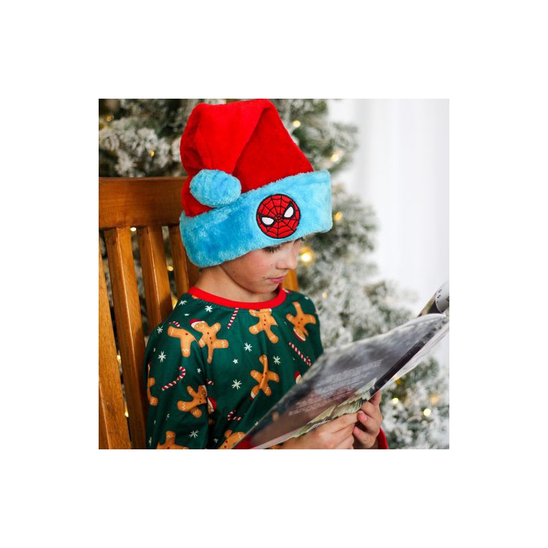 Marvel Spider-Man Christmas Santa Hat 16", 4 of 6