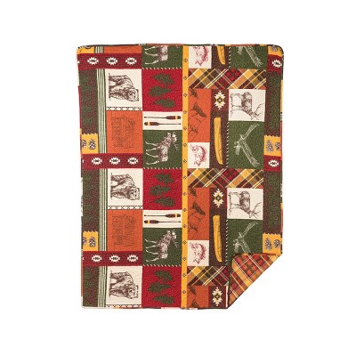 C&F Home Keaton Forest Woven 48" x 60" Thanksgiving Throw Blanket