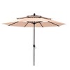 10' x 10' Outdoor 3-Tier Patio Market Umbrella - Captiva Designs - image 2 of 4