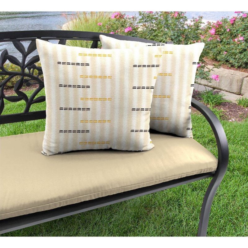 2pk Outdoor Pillow Set - Jordan Manufacturing, 3 of 6