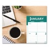Express Track Monthly Desk Pad Calendar, 22 x 17, White/Teal Sheets, Teal Binding, 13-Month: Jan 2026 to Jan 2027 - 2 of 4