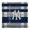 MLB New York Yankees Heathered Stripe Queen Bedding Set in a Bag - 3pc - image 2 of 3