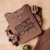 Simply Sage Market S.W.Smiley Coffee Teach Repeat Lightweight Garment Dyed Sweatshirt - 3 of 4