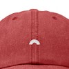 Dalix Lil Rainbow Embroidered Cotton Cap Summer Outdoor Dad Hat Womens - 2 of 4