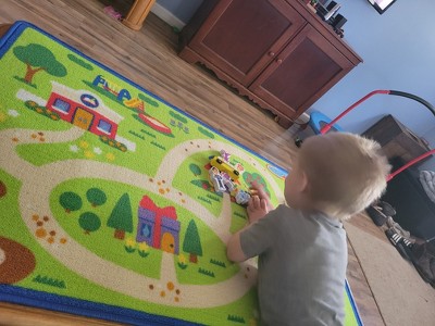 Melissa & Doug Blues Clues & You! Blue's Neighborhood Activity Rug : Target