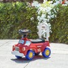 Qaba Toddler Ride on Toy, Baby Ride on Fire Truck with Music, Horn, Under Seat Storage, Foot to Floor Car for Kids 18-36 Months, Red - 2 of 4