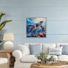 Stupell Industries Rainbow Sea Turtle & Bubbles Framed Giclee Art, Gray, 24" x 24" - 3 of 4