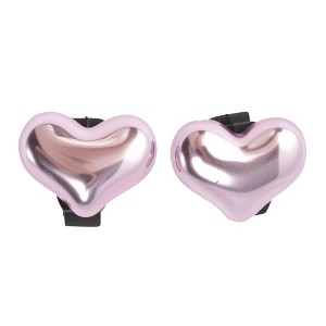 Unique Bargains Flat Heart Shoelace Charms 1 Pair - 1 of 4