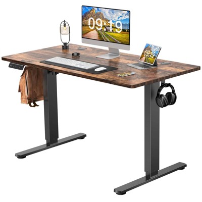 CENGHU Electric Height Adjustable Standing Desk, 40 x 24 Inch Sit Stand up Desk for Work Office Home, Rising Computer Table