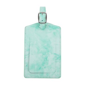 Unique Bargains Marble Pattern Luggage Tag 1 Pc - 1 of 4