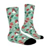 Dsane Christmas Birds On Snow Women Printed Crew Socks Funny Funky Socks Soft Polyester Novelty Gifts for Artists Men - 4 of 4
