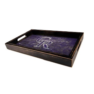 MLB Colorado Rockies Distressed Tray - 1 of 3
