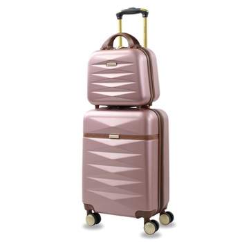 Puiche Jewel 2-Piece Carry-On Spinner Weekender Bag Luggage Sets