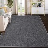 Washable Area Rugs, Modern Woven Office Floor Carpet Contemporary Rug, Living Room Rug, Soft Surface, Durable Edge, Non-Slip Backing - 3 of 4
