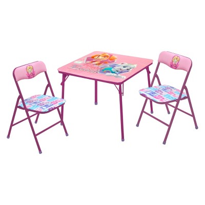 paw patrol table and chairs target