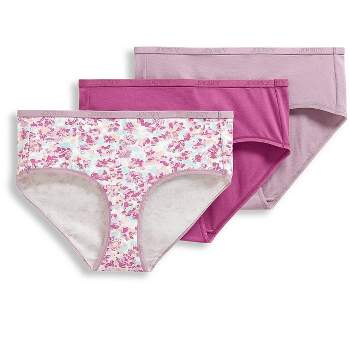 Jockey Women's No Panty Line Promise Tactel Brief - 3 Pack 7 Light/Faded  Mauve/Just Past Midnight