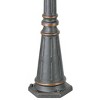 John Timberland Hepworth Vintage Rustic Outdoor Post Light and Cap Base Veranda Bronze 76 3/4" for Post Exterior Barn Deck House Porch Yard Patio Home - 3 of 4