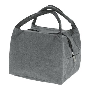 Unique Bargains Reusable Insulated Lunch Box with Zip Closure, Leakproof Foldable for Work Office Picnic - 1 of 4