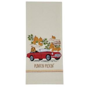 Park Designs Punkin Pickin' Dishtowel Set of 2 - 1 of 3