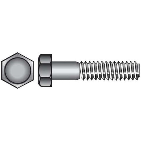Hillman 1/2 in. D X 5-1/2 in. L Hot Dipped Galvanized Steel Hex Bolt 25 pk
