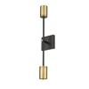 Z-Lite Calumet 2 - Light Wall Light in  Matte Black/Olde Brass - 3 of 4