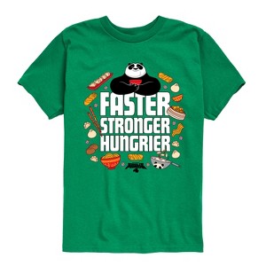 Boys' - Kung Fu Panda 4 - Po Faster Stronger Hungrier Short Sleeve Graphic T-Shirt - 1 of 4