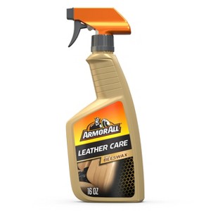 beeswax leather dressing Armor All Leather Care with Beeswax Spray 16 fl oz