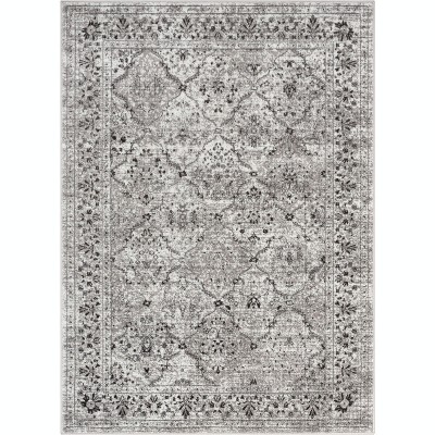 Well Woven Thiva Black Vintage Oriental Floral Area Rug 5x7 (5'3" X 7'3 ...