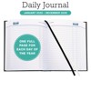 Global Printed Products Professional Diary Hardcover Planner 2025 Black 6" x 8" - 2 of 4