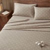 NicBex 3 Pieces All Size Pure Cotton Flannel Full-Covered Printed Flat Sheet Set Bedding Set,OEKO-TEX Certified,Machine Washable - 2 of 4
