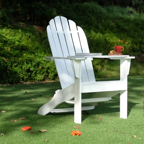 Alston Adirondack Chair with Free Tray Table White Cambridge Casual