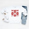 Simply Sage Market Women's Graphic Sweatshirt Lips Coquette Bow Chart - 3 of 3