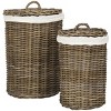 Millen Laundry Basket (Set Of 2) - Natural - Safavieh - 2 of 4