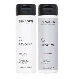 Zenagen Revolve Women Thickening Shampoo (6.75 oz) and Revolve Thickening Conditioner (6.75 oz) - DUO SET Kit - 1 of 3