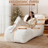 AENKYO Ergonomic Bean Bag Sofa Chair Lounger with Full-Body Support, Soft Portable Foam Filler No Installation for Living Room & Bedroom - 3 of 4