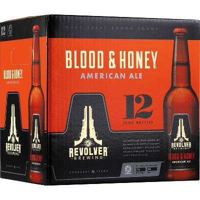 Revolver Blood & Honey Ale Beer - 12pk/12 fl oz Bottles