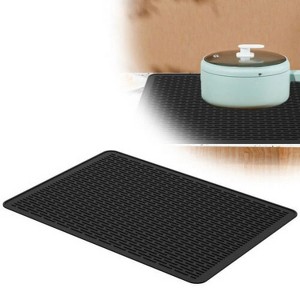 LunaLulinlk Silicone Dish Drying Mat Silicone Stove Mat 28×20in Large Silicone Stove Top Protector Reusable - 1 of 4