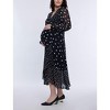 Women's Woven Wrap Long Sleeve Midi Dress | Motherhood Maternity - 3 of 4