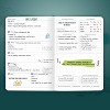Undated Planner Weekly/Monthly 8.25"x5.5" Dark Teal Gold - Legend Planner: Faux Leather Agenda for Adults & Teens - 3 of 4