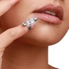 SOHI Women's Crystal Silver Opulent Nail Ring - 4 of 4